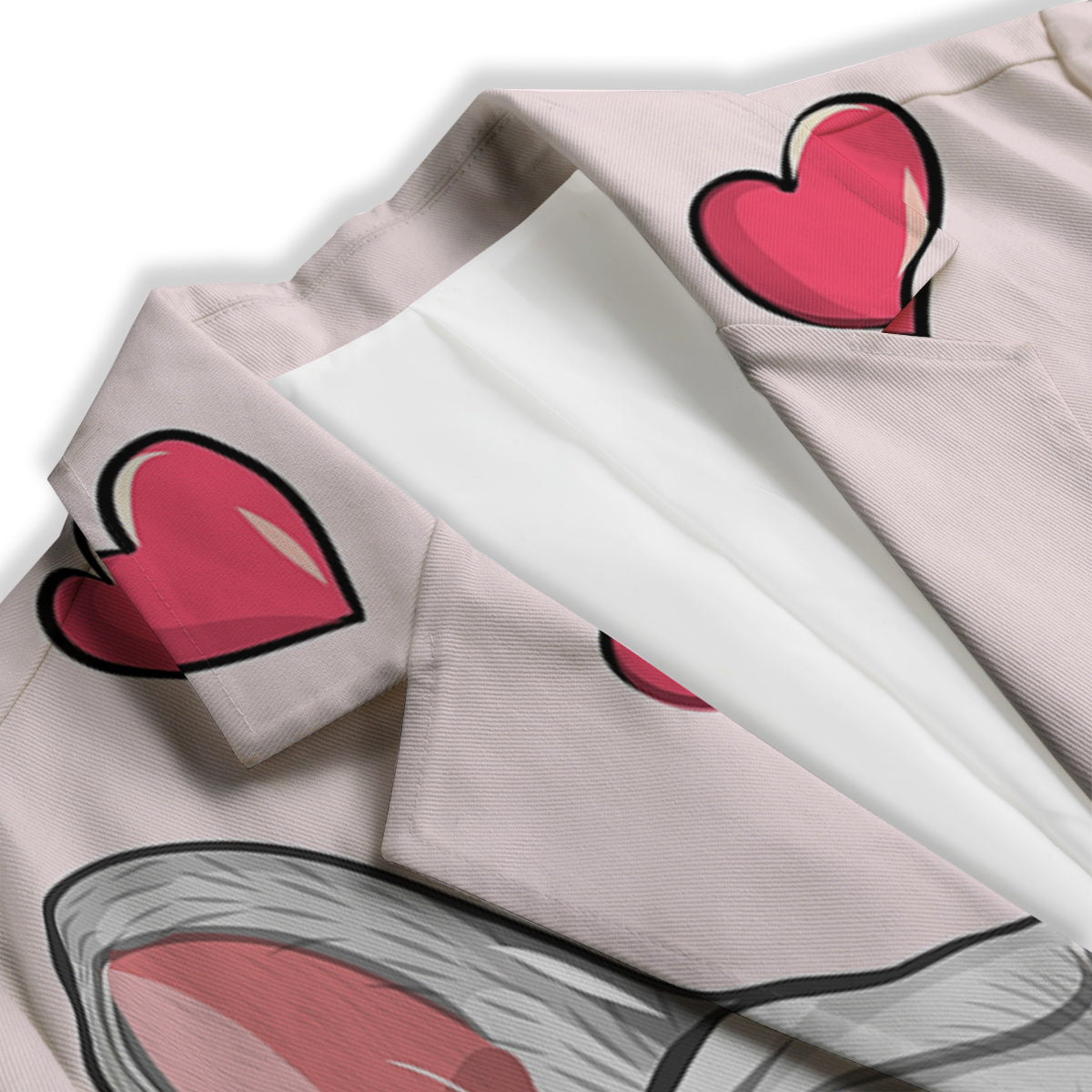 Pug With Glasses Cute Print Cute Women's Blazer-grizzshop