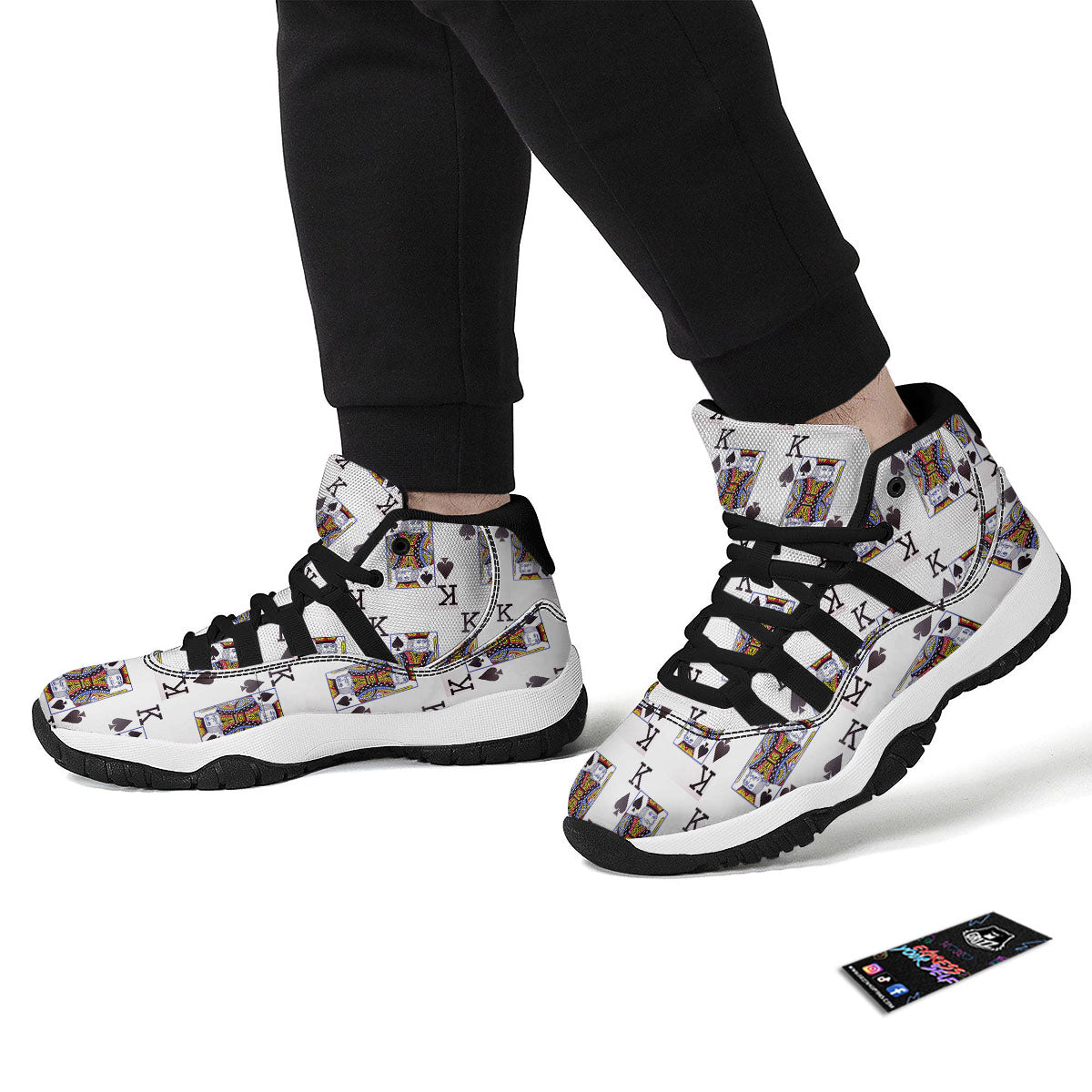 Pumpkin And Ghost Print Pattern Black Bball Shoes-grizzshop