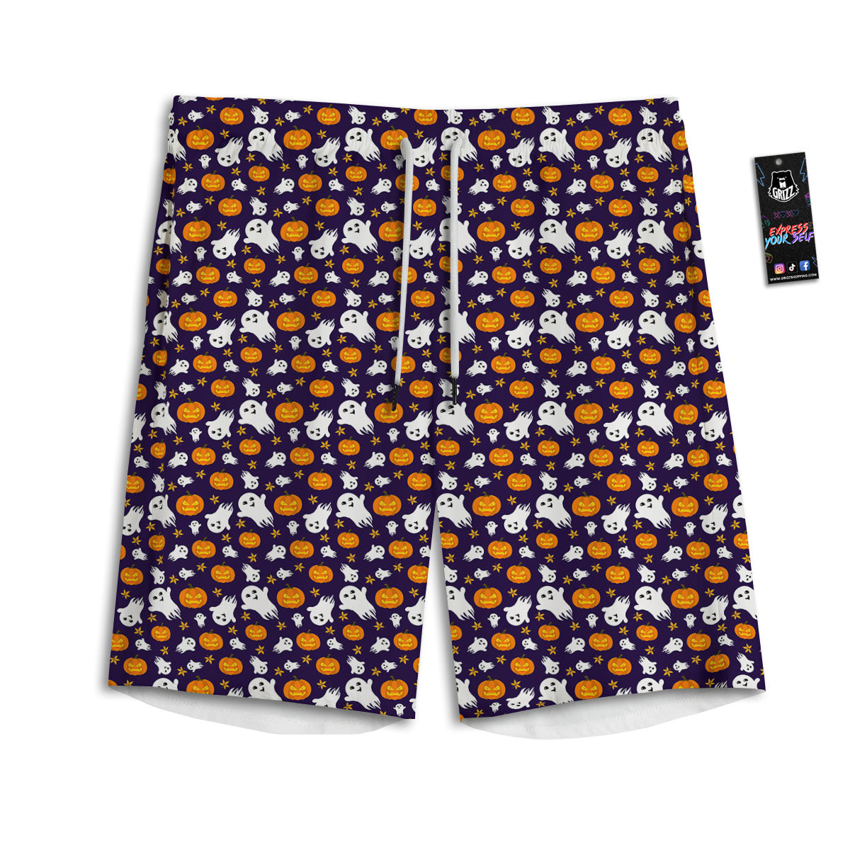 Reggae Knitted Print Pattern Men's Athletic Shorts