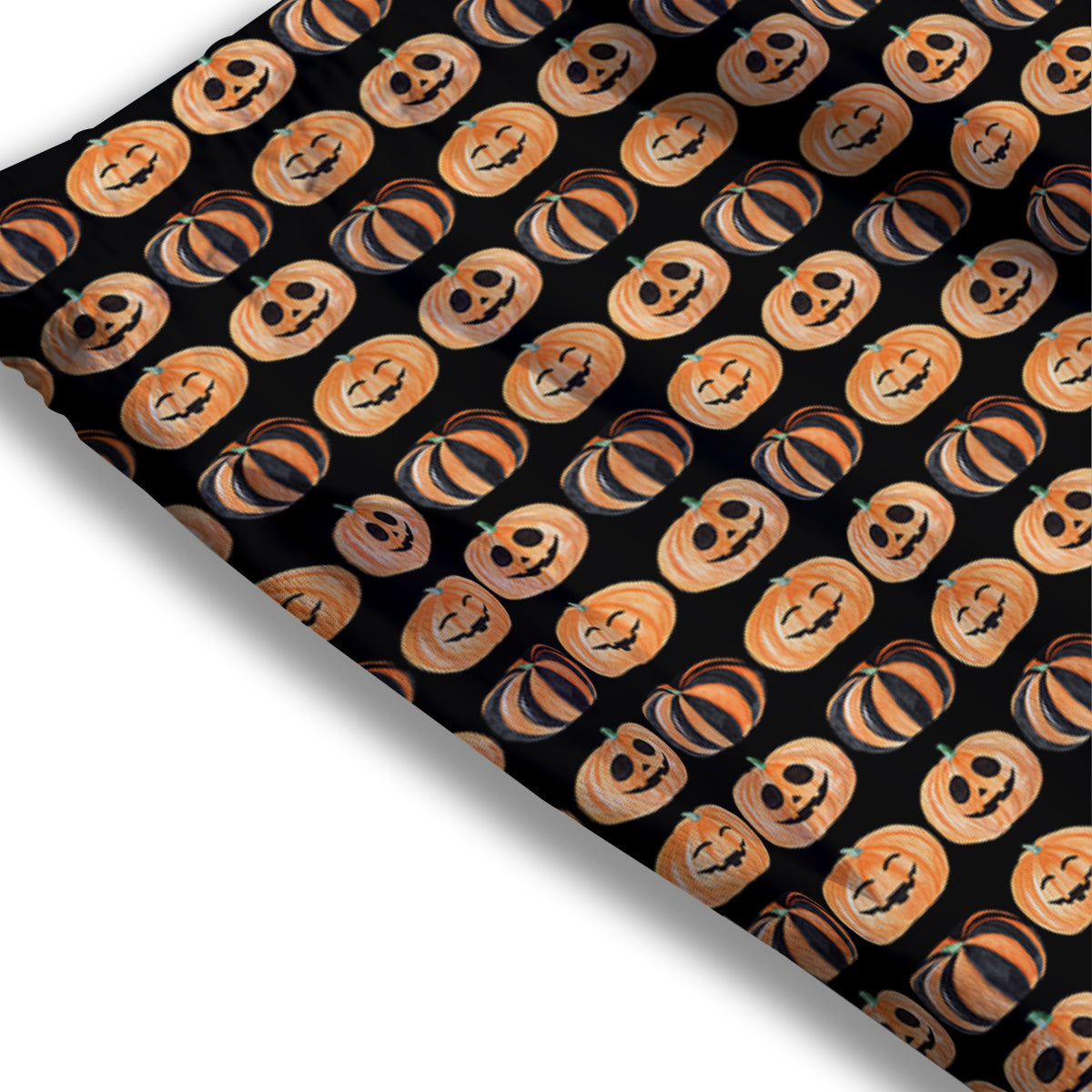 Pumpkin Cute Print Pattern Mesh Shorts