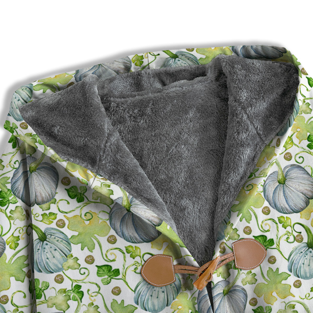 Pumpkin Green Print Pattern Men's Windbreaker Jacket-grizzshop