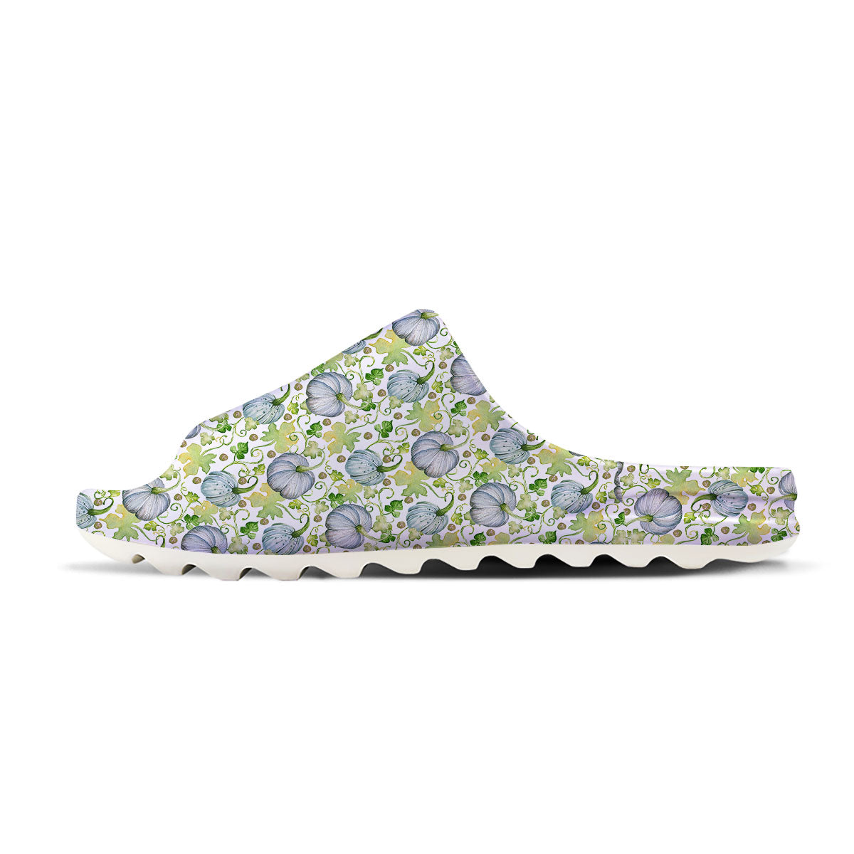 Pumpkin Green Print Pattern Sandals-grizzshop