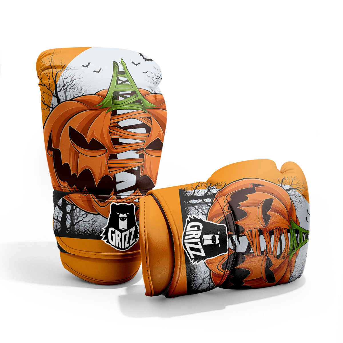 Pumpkin Halloween Character Print Pro Boxing Glove