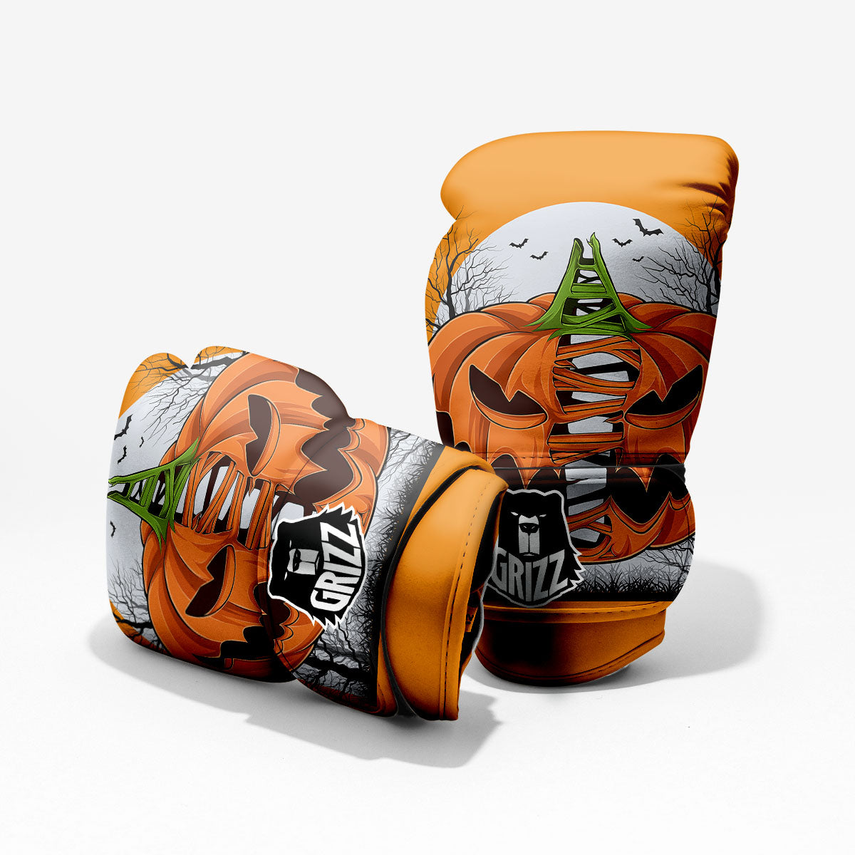 Pumpkin Halloween Character Print Pro Boxing Glove