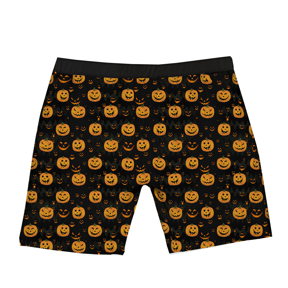 Pumpkin Halloween Fun Print Pattern Boxer Briefs-grizzshop