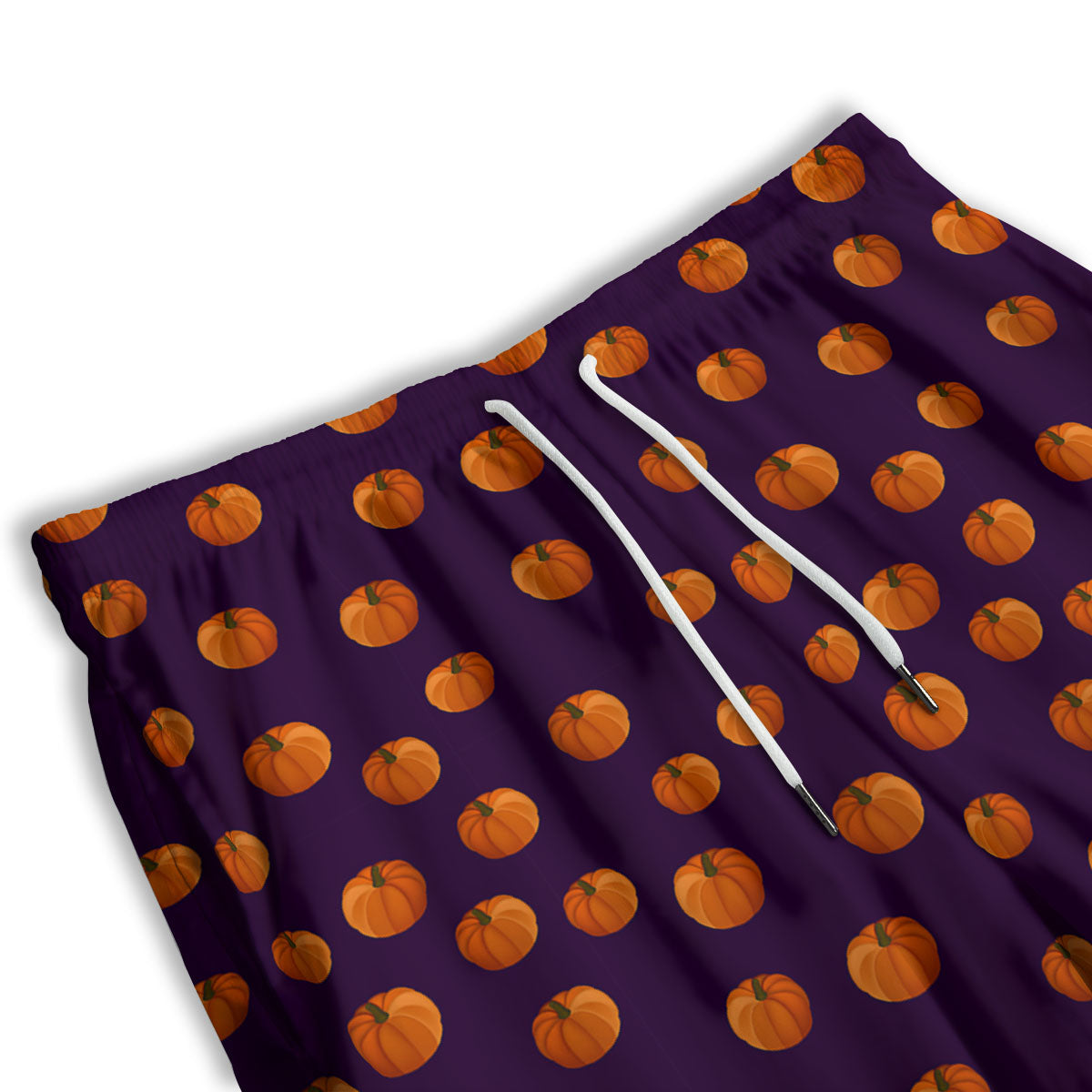 Pumpkin Little Print Pattern Men's Athletic Shorts