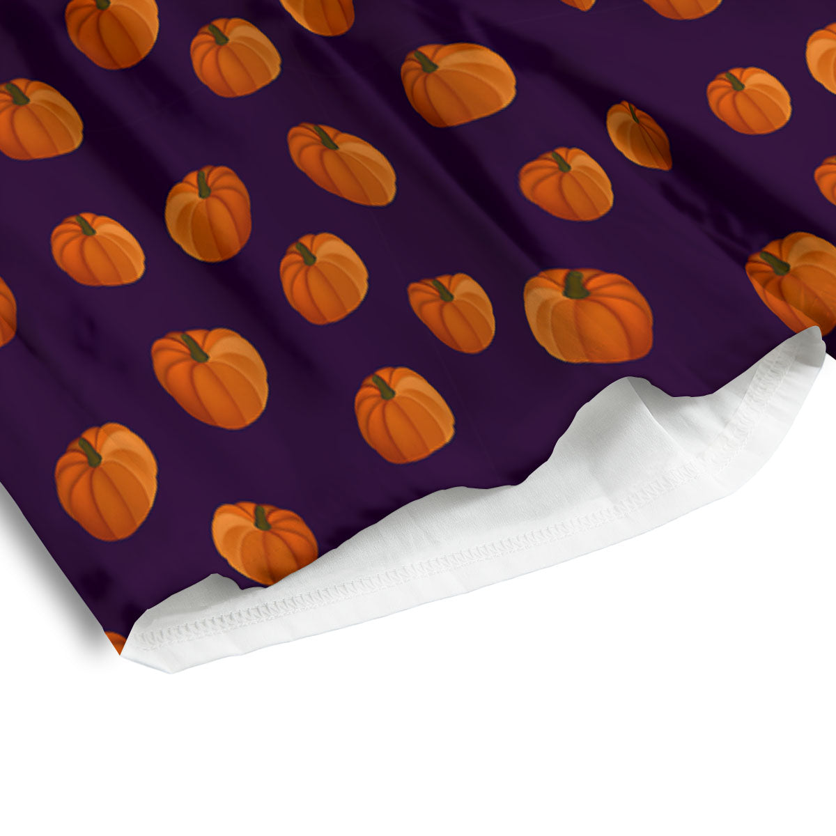 Pumpkin Little Print Pattern Men's Athletic Shorts