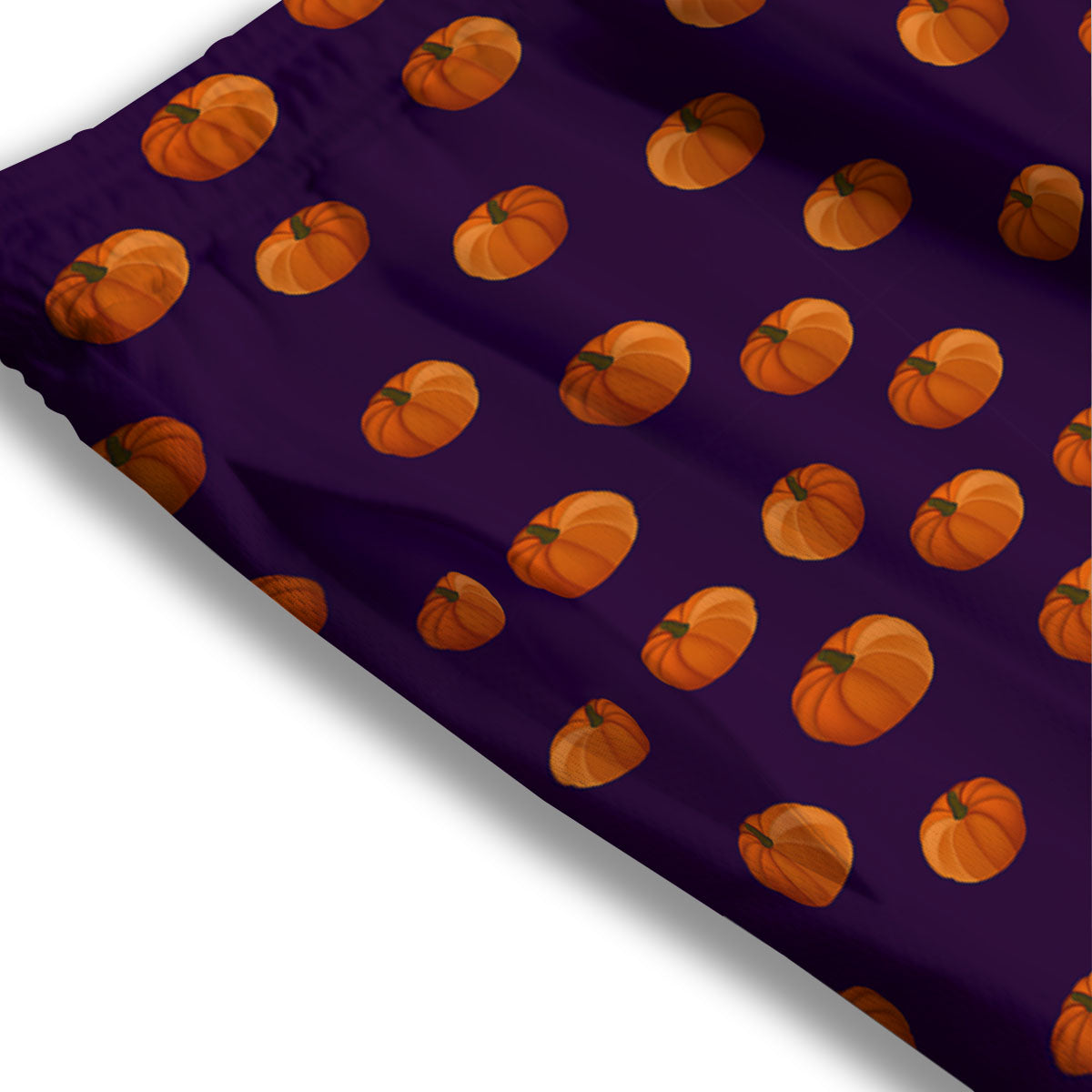 Pumpkin Little Print Pattern Mesh Shorts