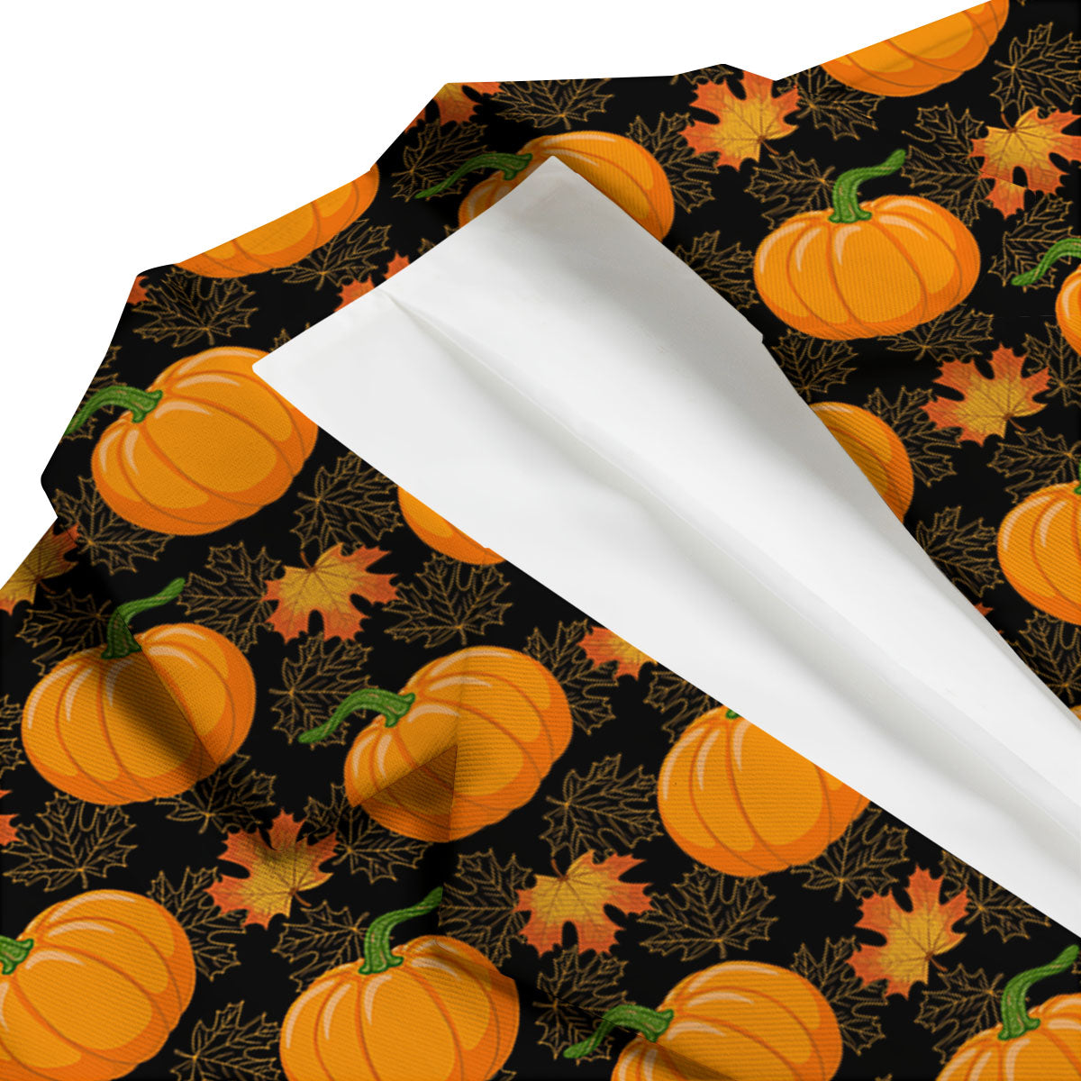 Pumpkin Orange Print Pattern Men's Blazer-grizzshop