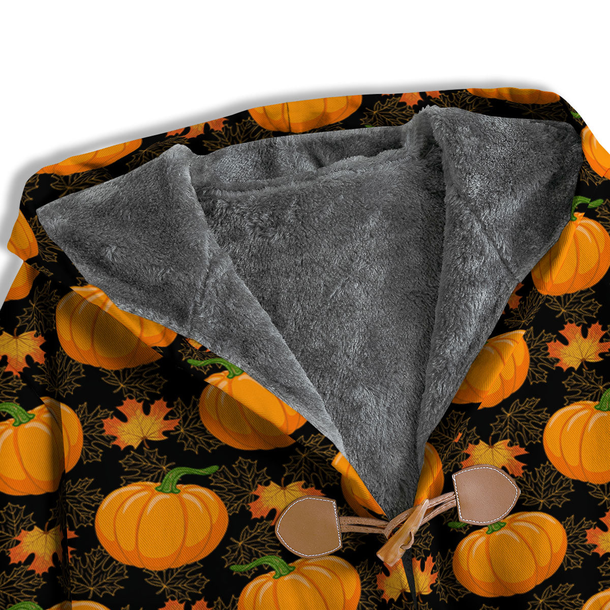 Pumpkin Orange Print Pattern Men's Windbreaker Jacket-grizzshop