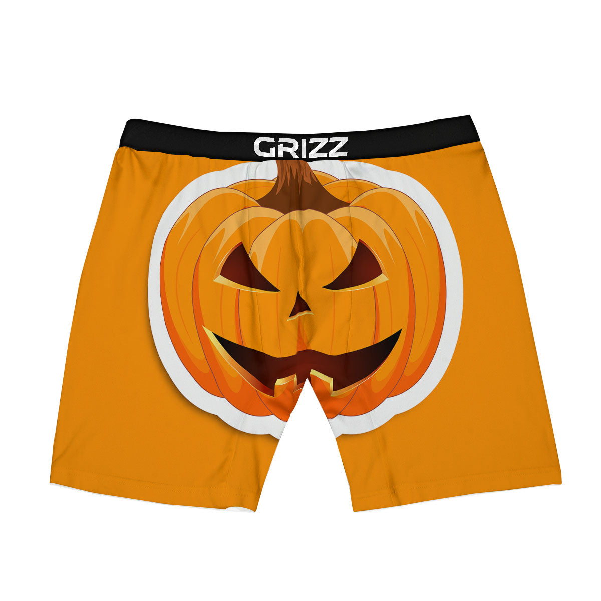 Pumpkin Print Boxer Briefs-grizzshop