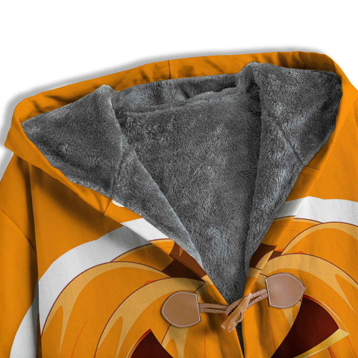 Pumpkin Print Men's Windbreaker Jacket-grizzshop