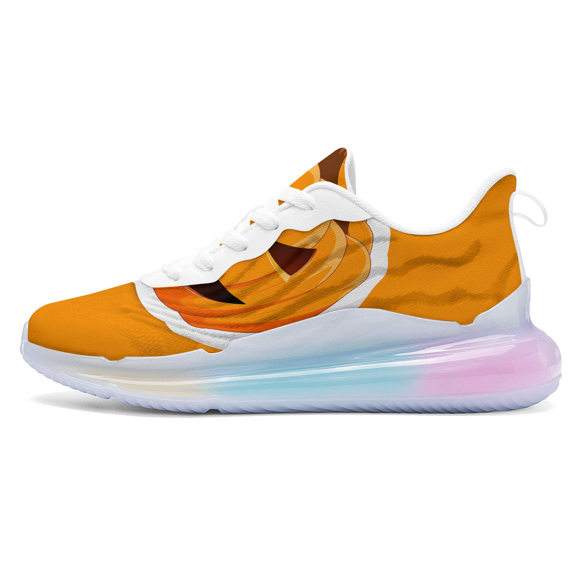 Pumpkin Print Running Sneakers-grizzshop