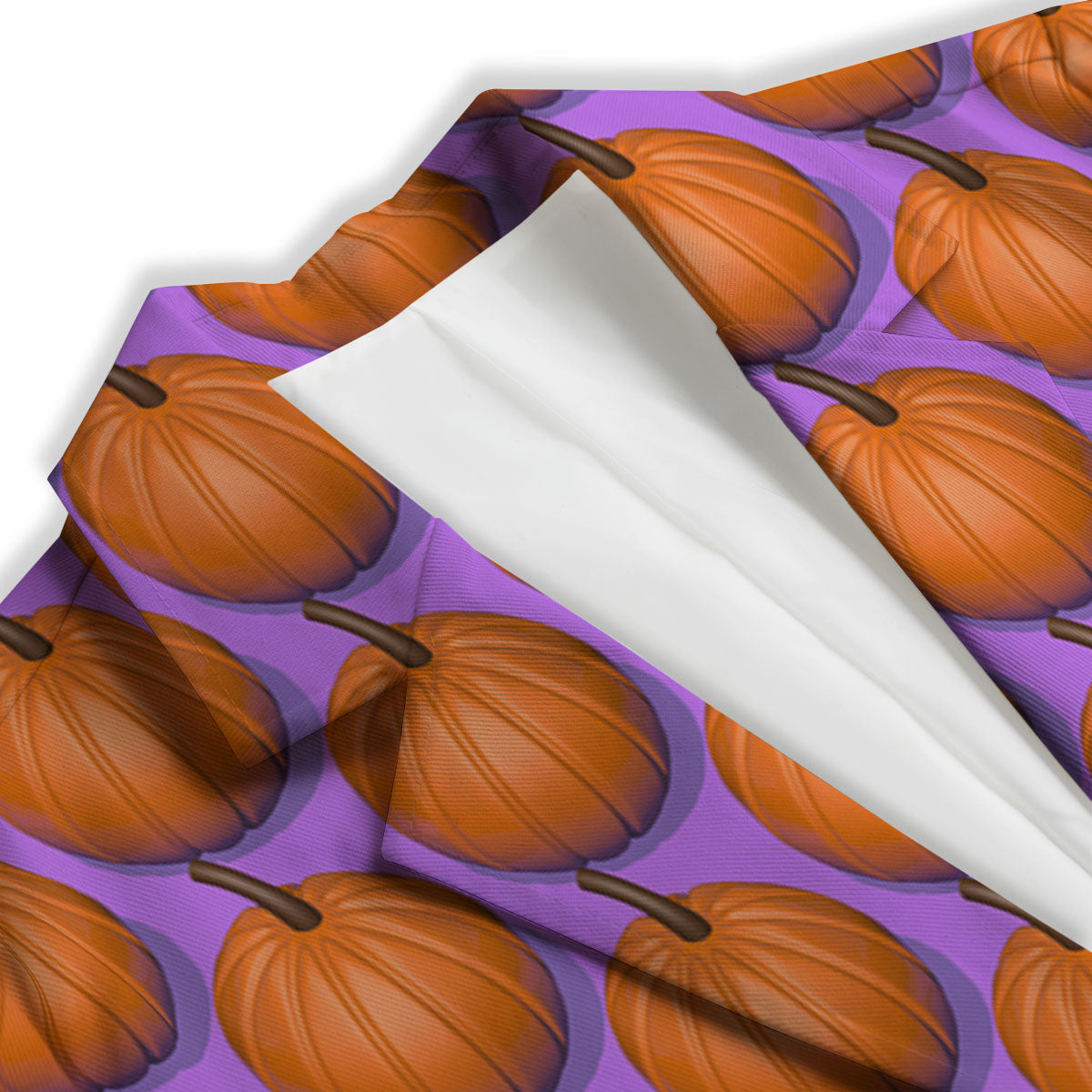 Pumpkin Wave Print Pattern Women's Blazer-grizzshop