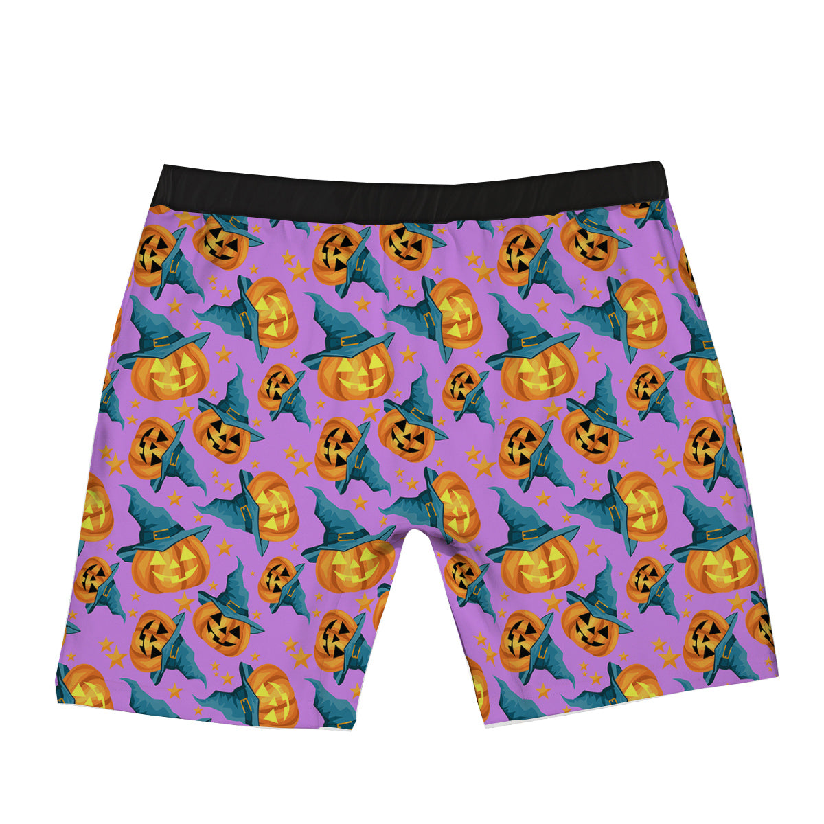 Pumpkin Witch Halloween Cute Print Boxer Briefs-grizzshop