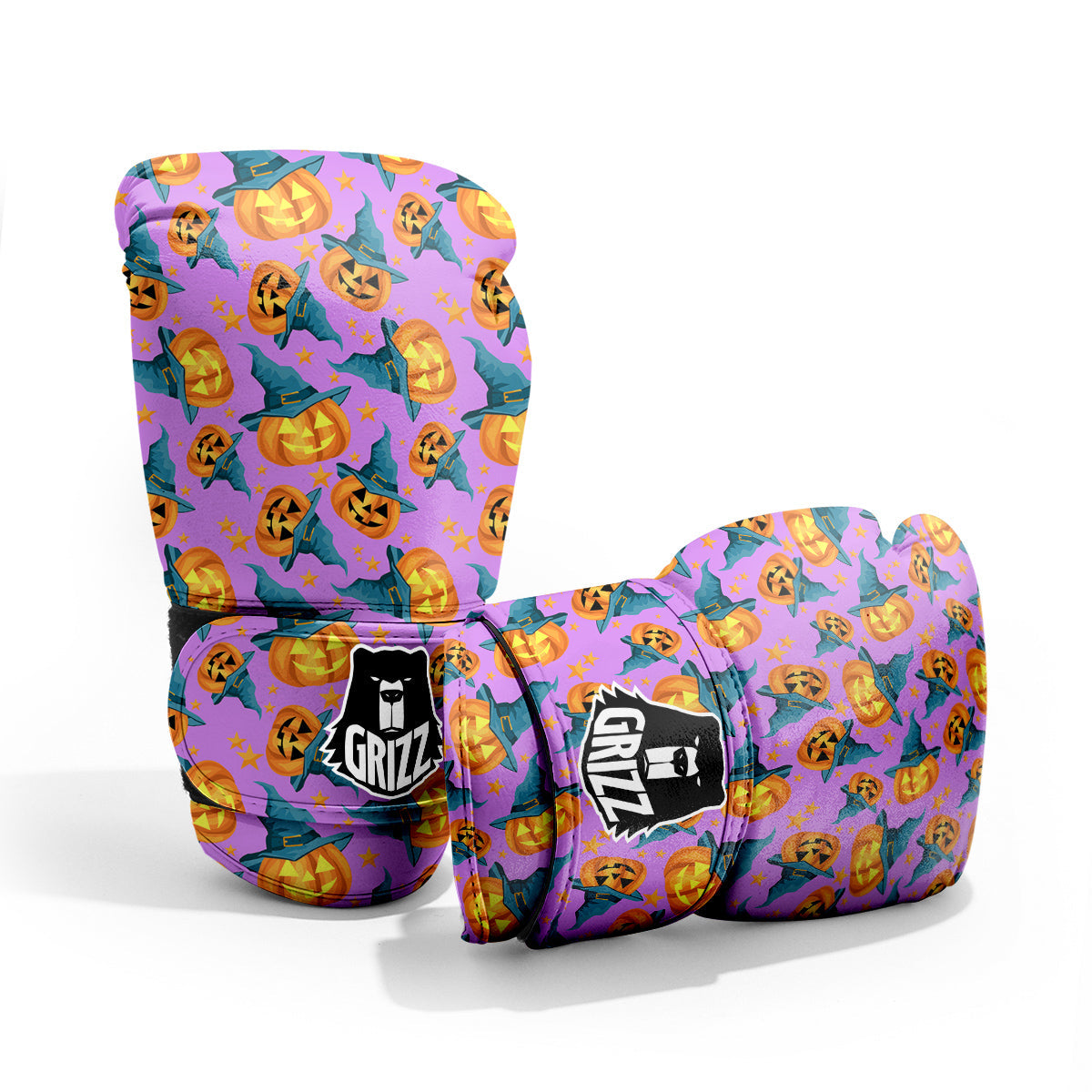 Pumpkin Witch Halloween Cute Print Pro Boxing Glove