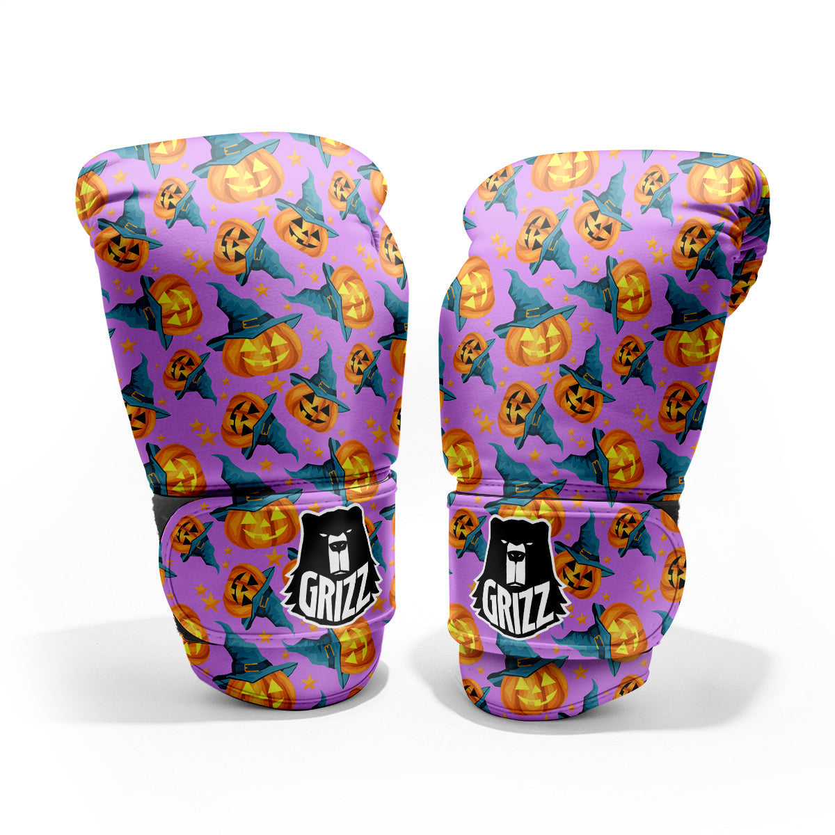Pumpkin Witch Halloween Cute Print Pro Boxing Glove