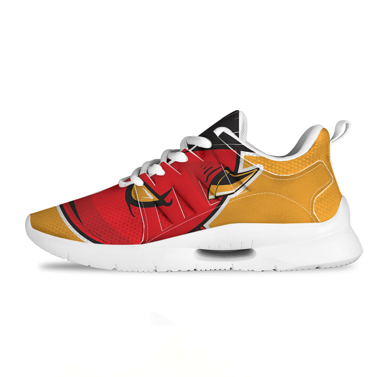 Punk Devil Mohawk Print Tennis Shoes-grizzshop