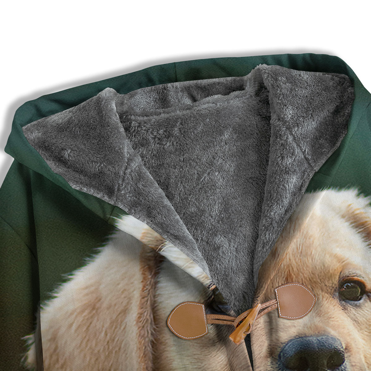 Puppy And Labrador Retriever Print Men's Windbreaker Jacket-grizzshop