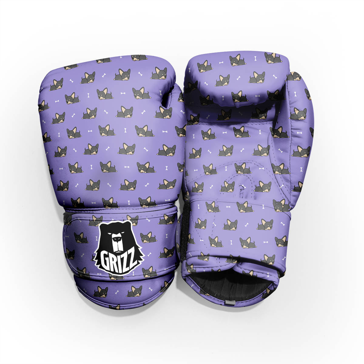 Puppy Chihuahua Print Pattern Pro Boxing Glove