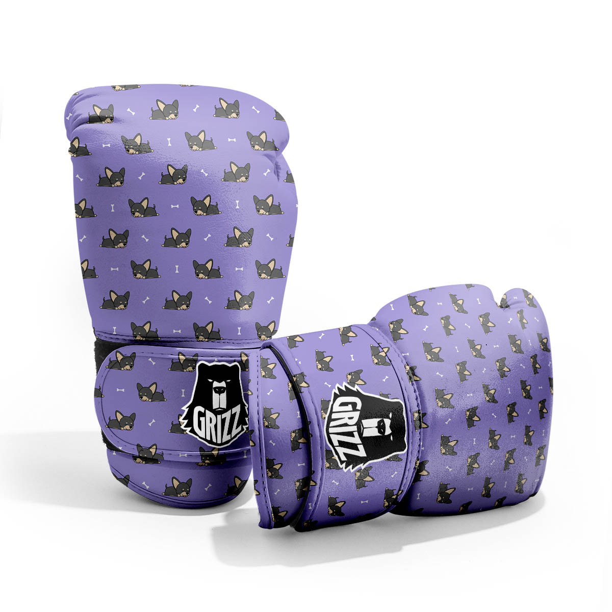 Puppy Chihuahua Print Pattern Pro Boxing Glove