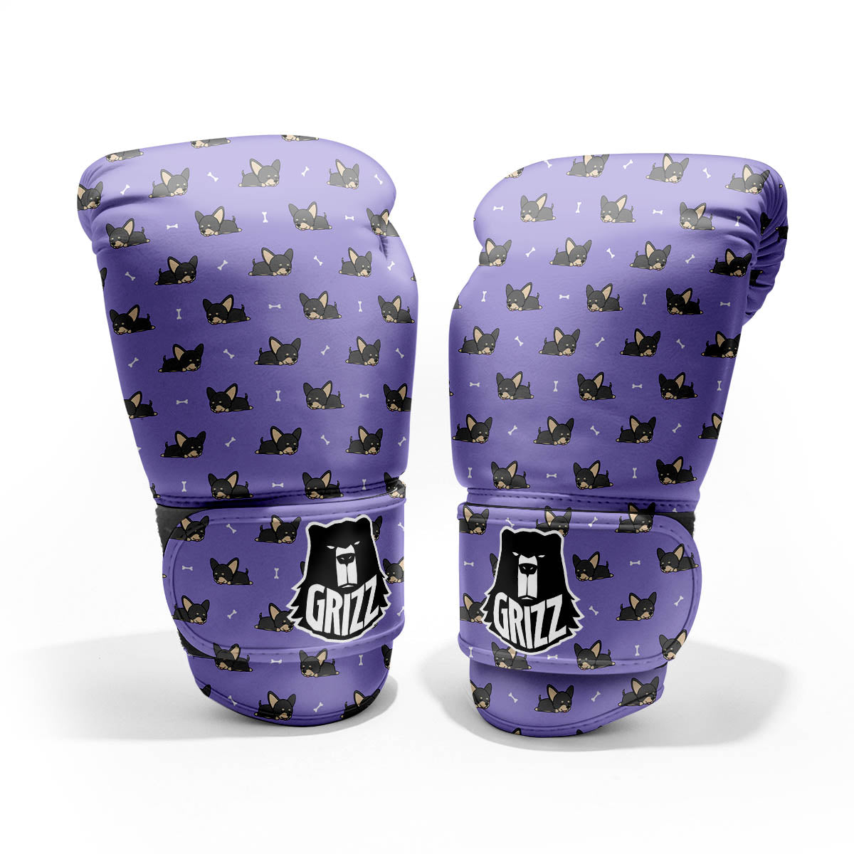 Puppy Chihuahua Print Pattern Pro Boxing Glove