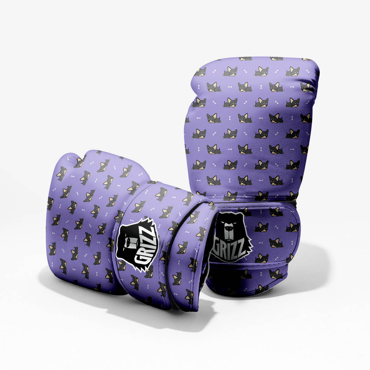 Puppy Chihuahua Print Pattern Pro Boxing Glove