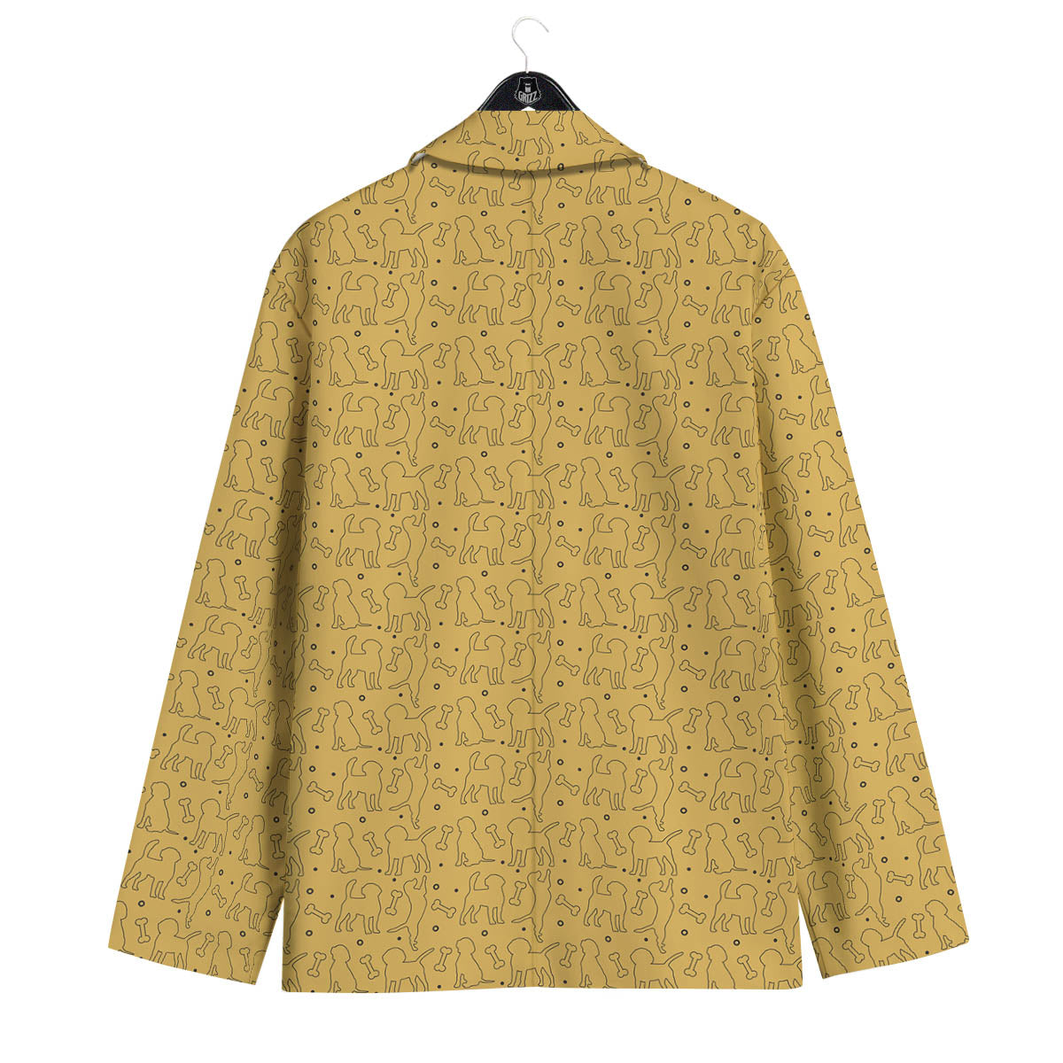 Puppy Cute Beagle Print Pattern Men's Sport Coat-grizzshop