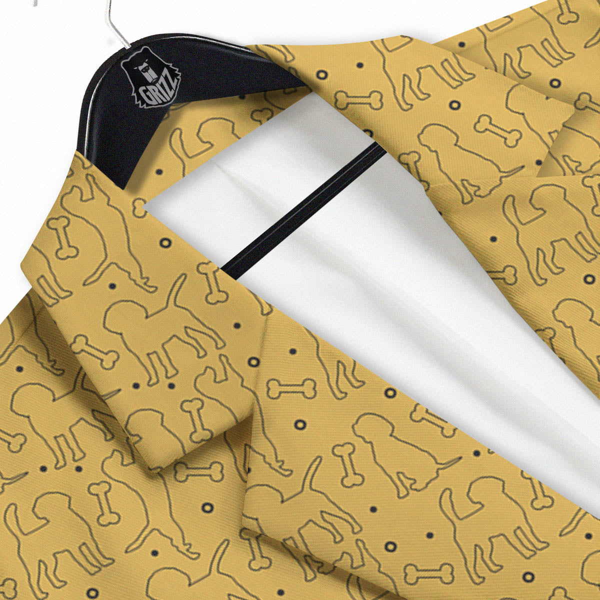 Puppy Cute Beagle Print Pattern Men's Sport Coat-grizzshop