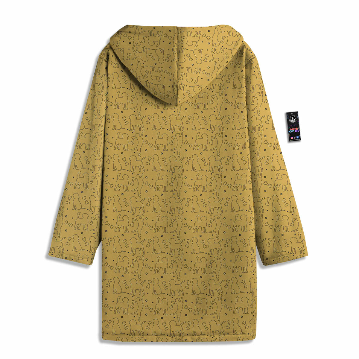 Puppy Cute Beagle Print Pattern Men's Windbreaker Jacket-grizzshop