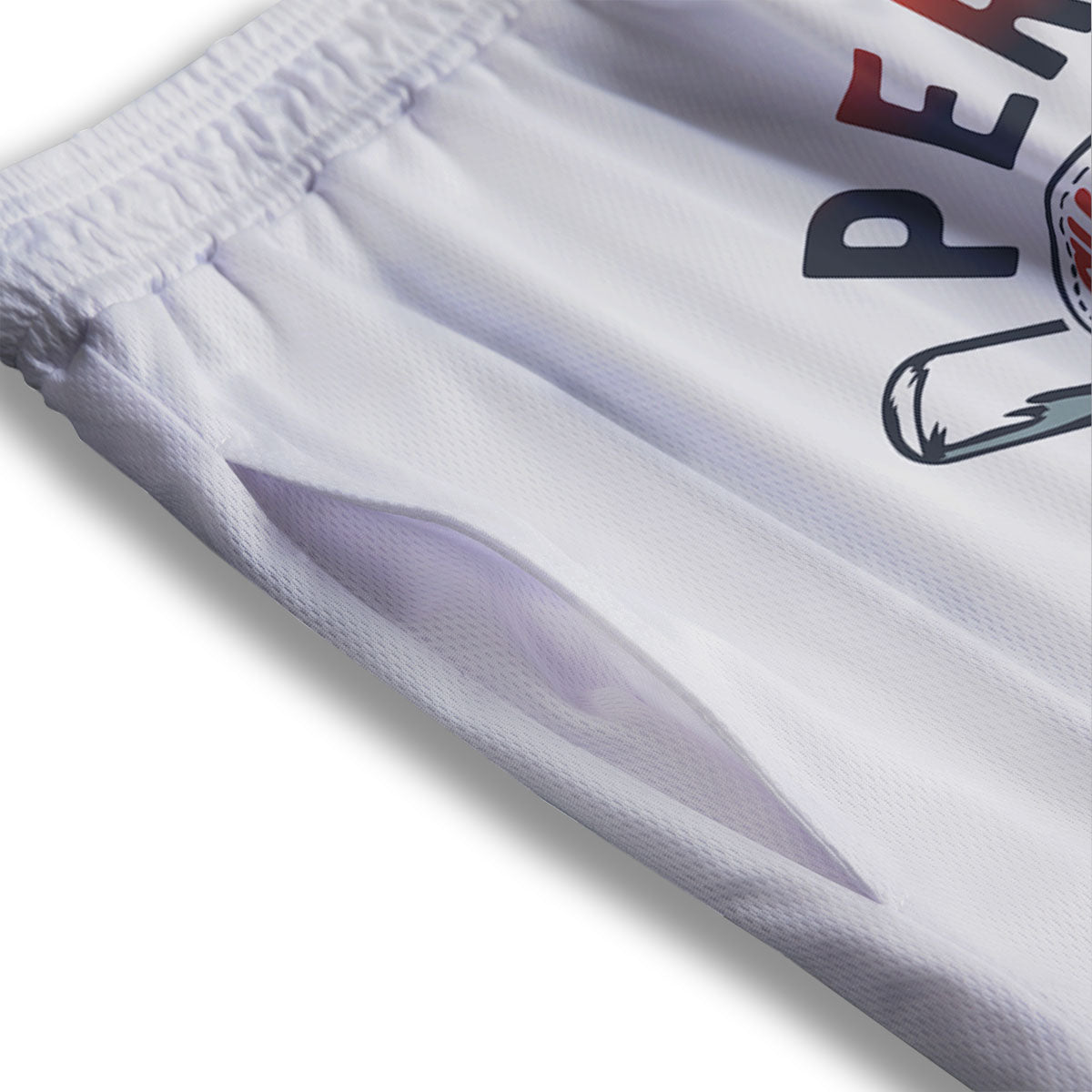 Puppy French Bulldog And Baseball Print Mesh Shorts