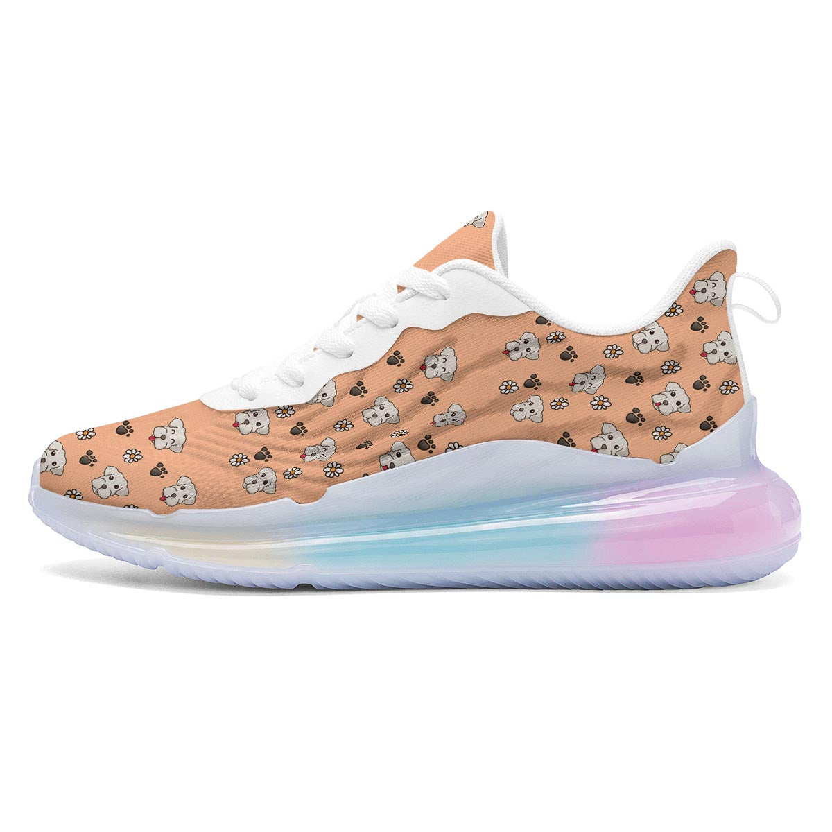 Puppy Shih Tzu Print Pattern Running Sneakers-grizzshop