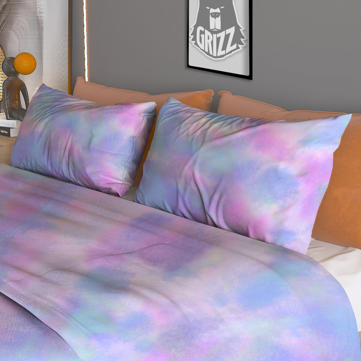 Planets Doodle Print Pattern Duvet Cover Bedding Set