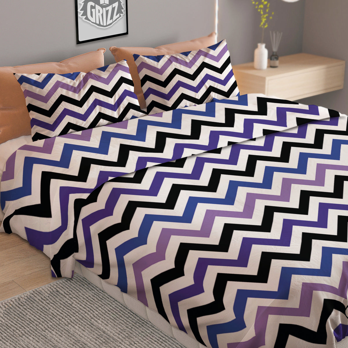 Playing Cards Four Jacks Print Pattern Duvet Cover Bedding Set