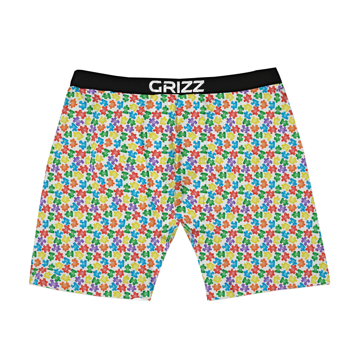 Puzzle Autism Awareness Print Boxer Briefs-grizzshop