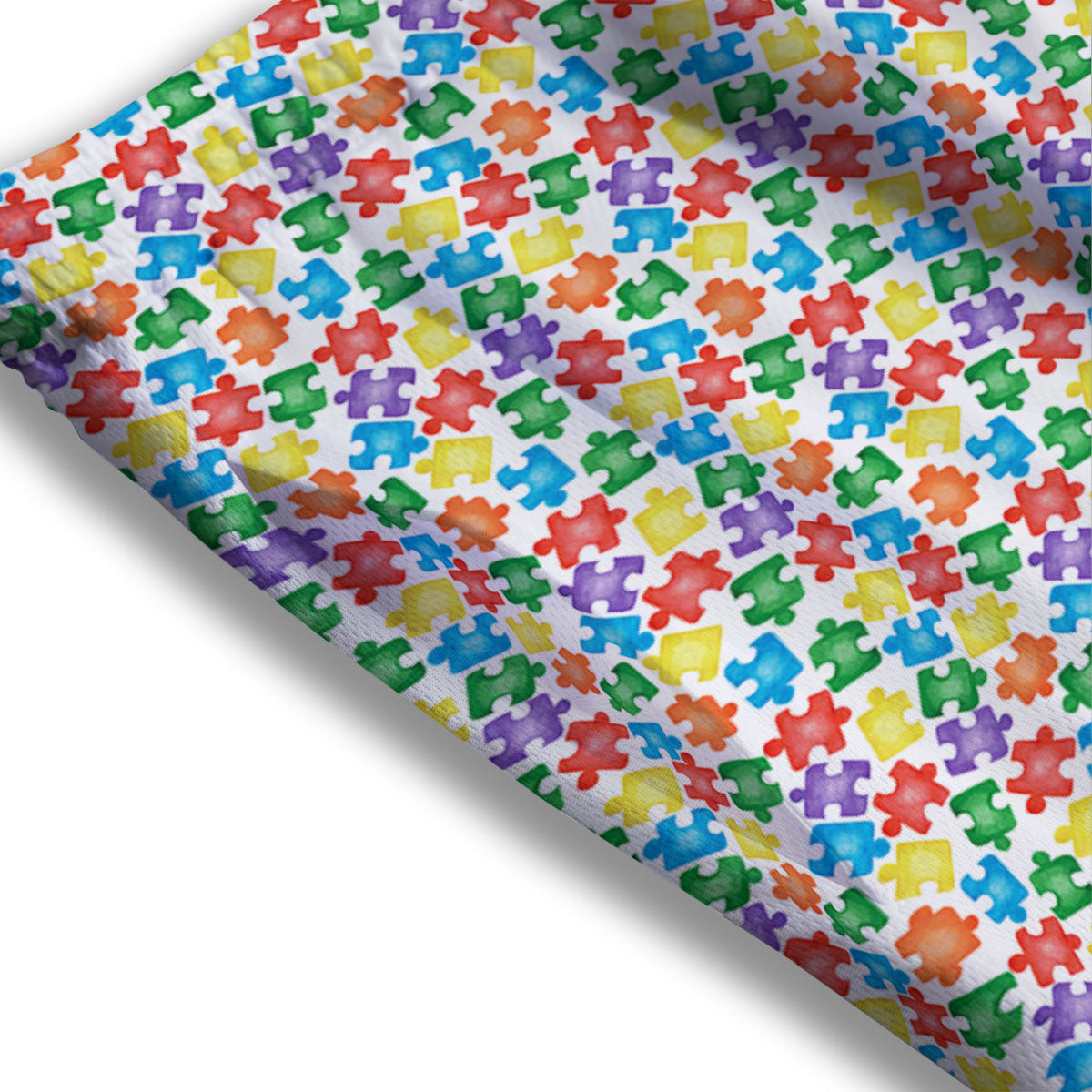 Pug Geometric Print Pattern Mesh Shorts