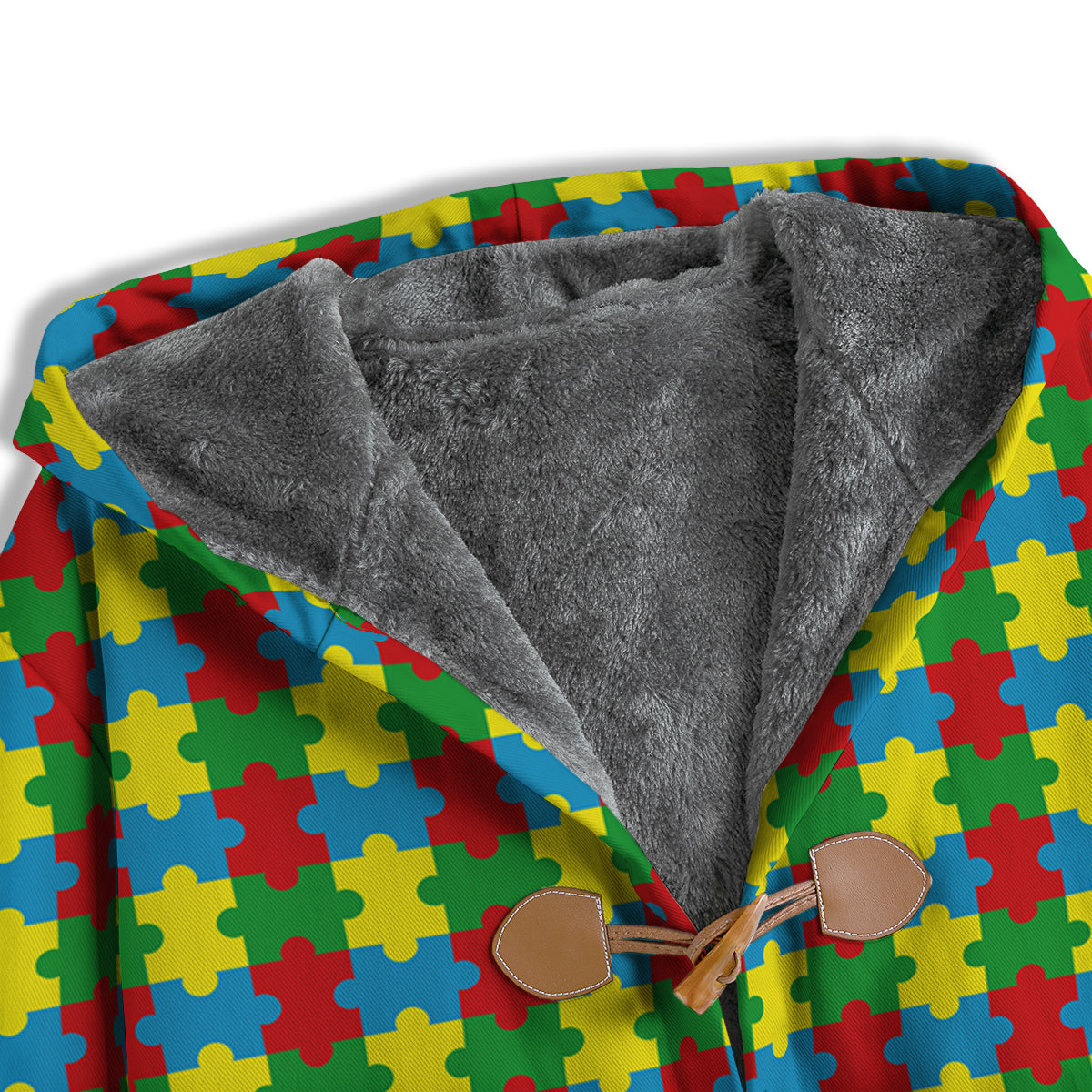 Puzzle Autism Awareness Print Pattern Men's Windbreaker Jacket-grizzshop