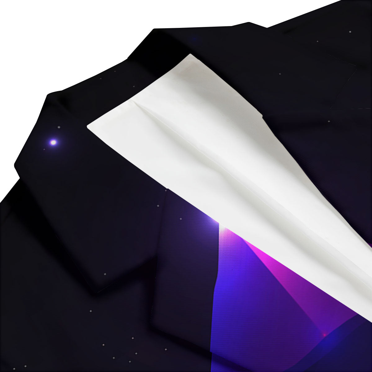 Pyramid Cloud Purple Print Men's Blazer-grizzshop