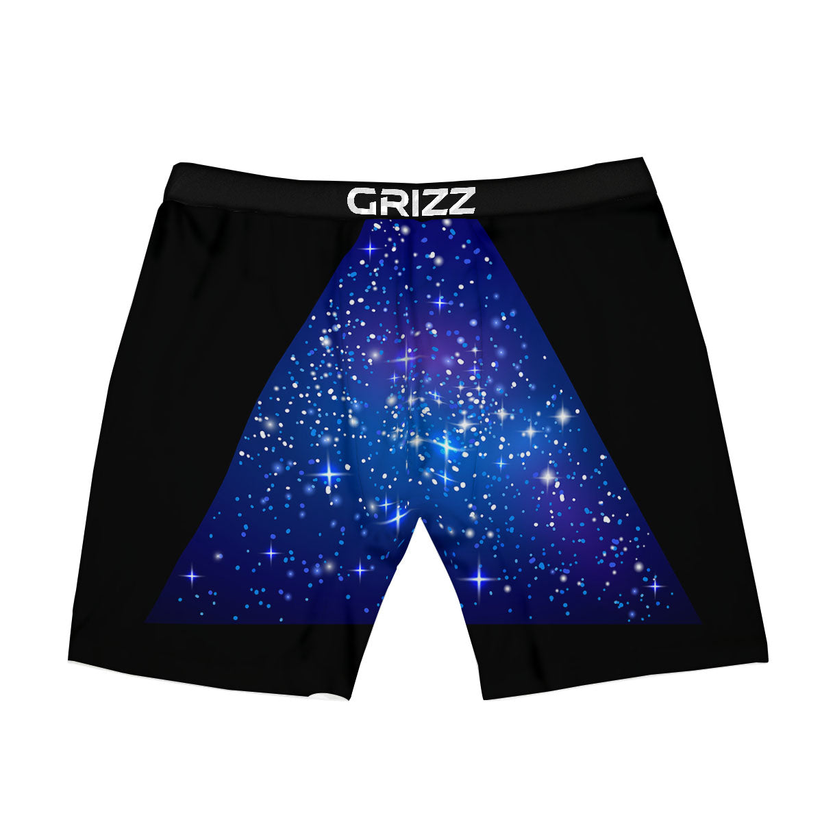 Pyramid Galaxy Print Boxer Briefs-grizzshop