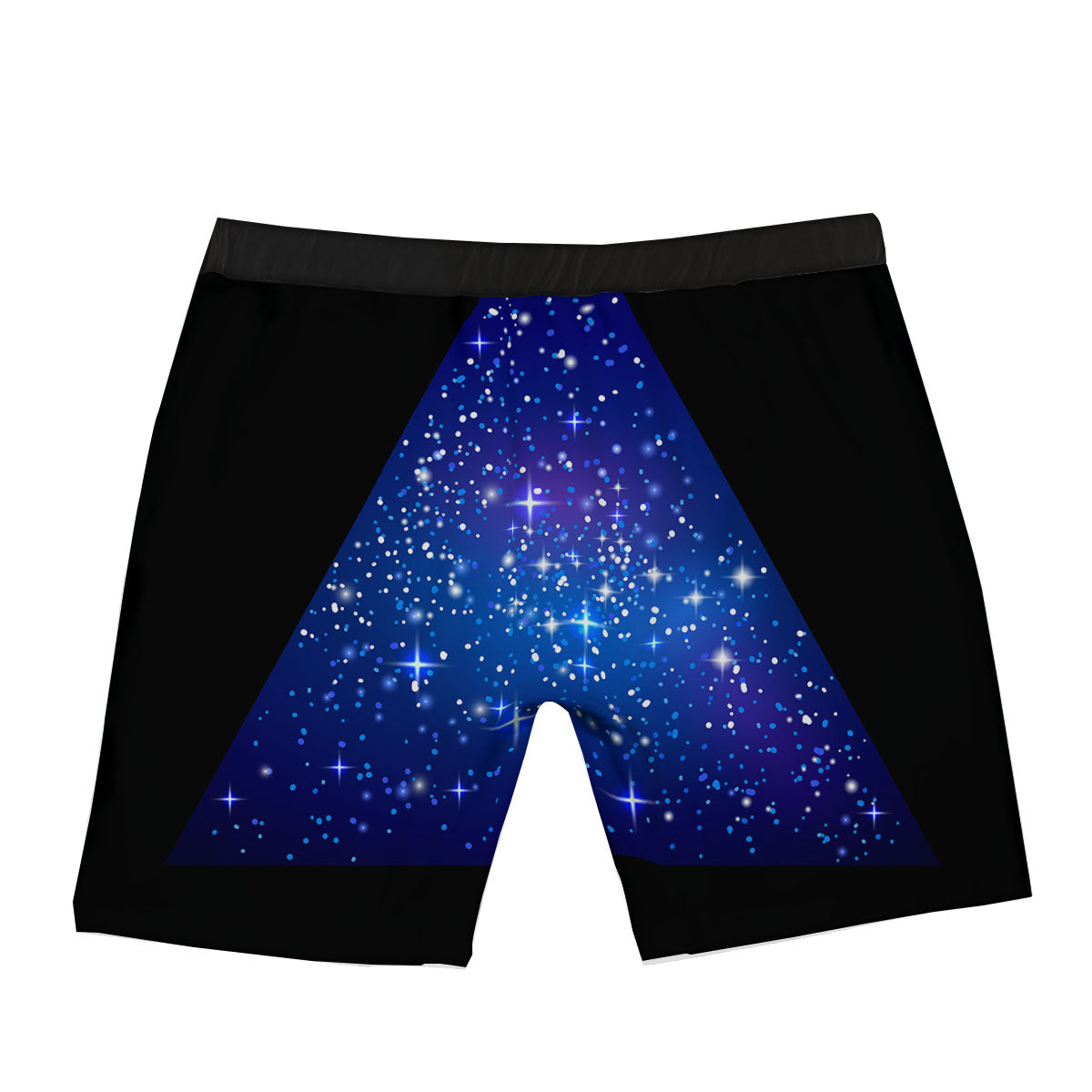 Pyramid Galaxy Print Boxer Briefs-grizzshop