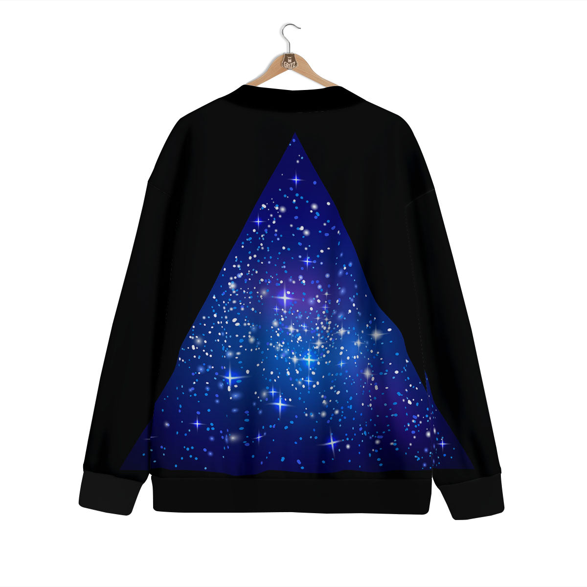 Pyramid Galaxy Print Cardigan-grizzshop