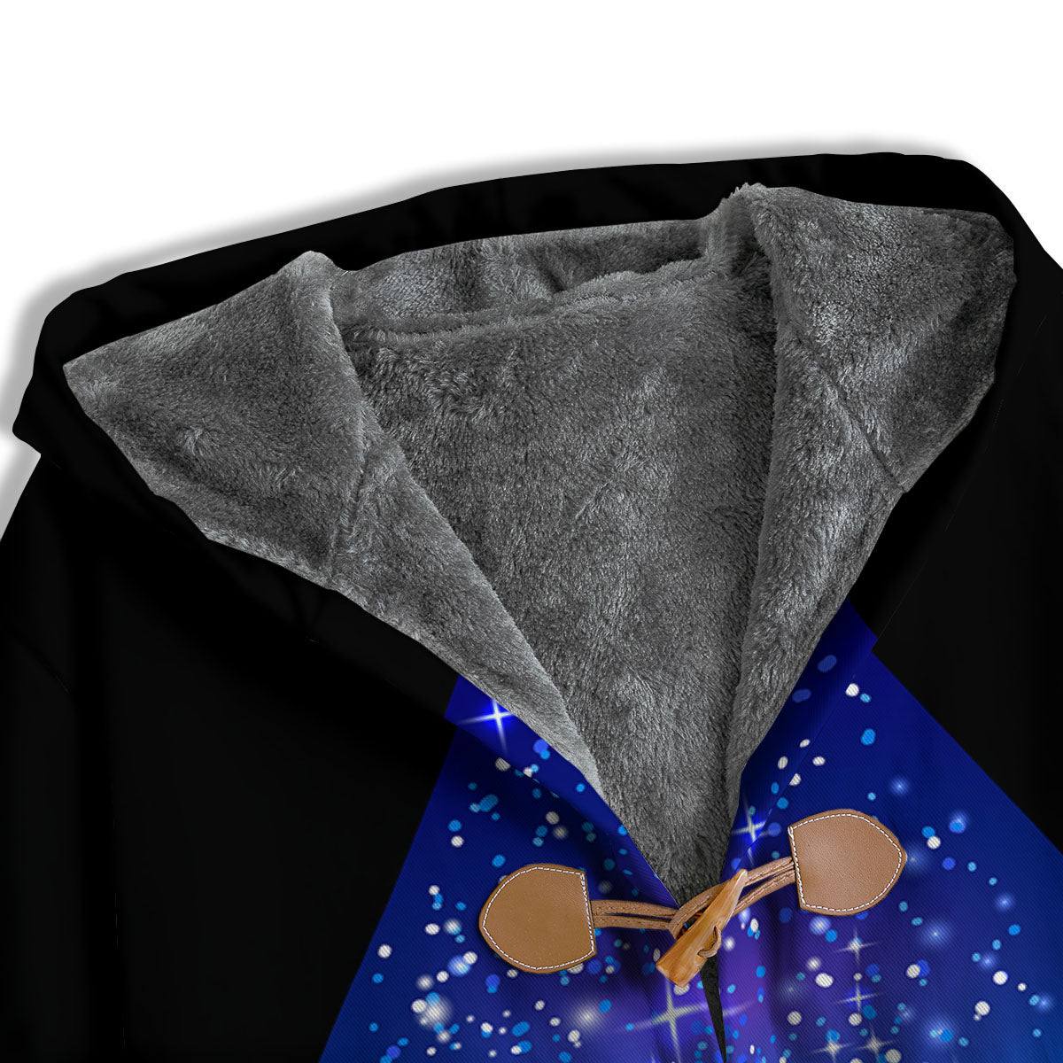 Pyramid Galaxy Print Men's Windbreaker Jacket-grizzshop
