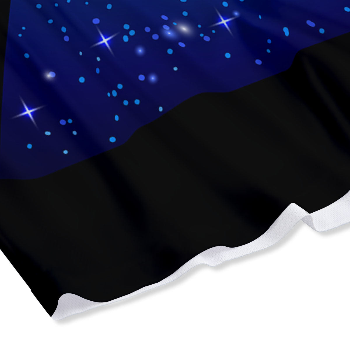 Pyramid Galaxy Print Mesh Shorts