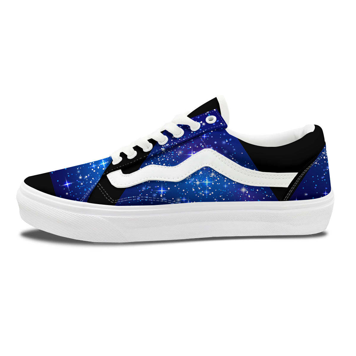 Pyramid Galaxy Print Skate Shoes-grizzshop
