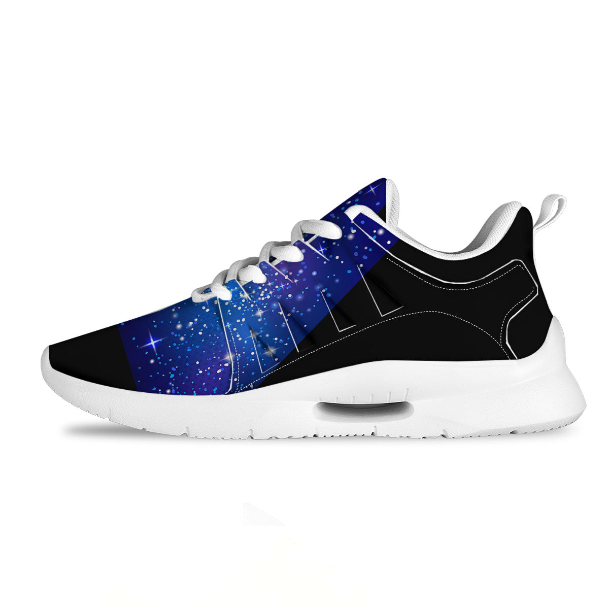 Pyramid Galaxy Print Tennis Shoes-grizzshop