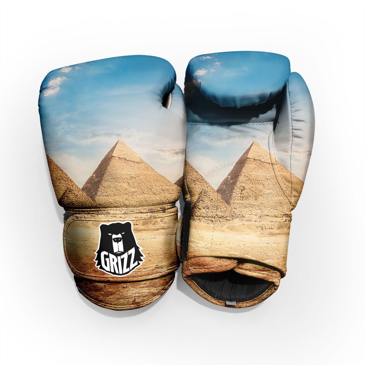 Pyramid Giza Print Sparring Gloves-grizzshop