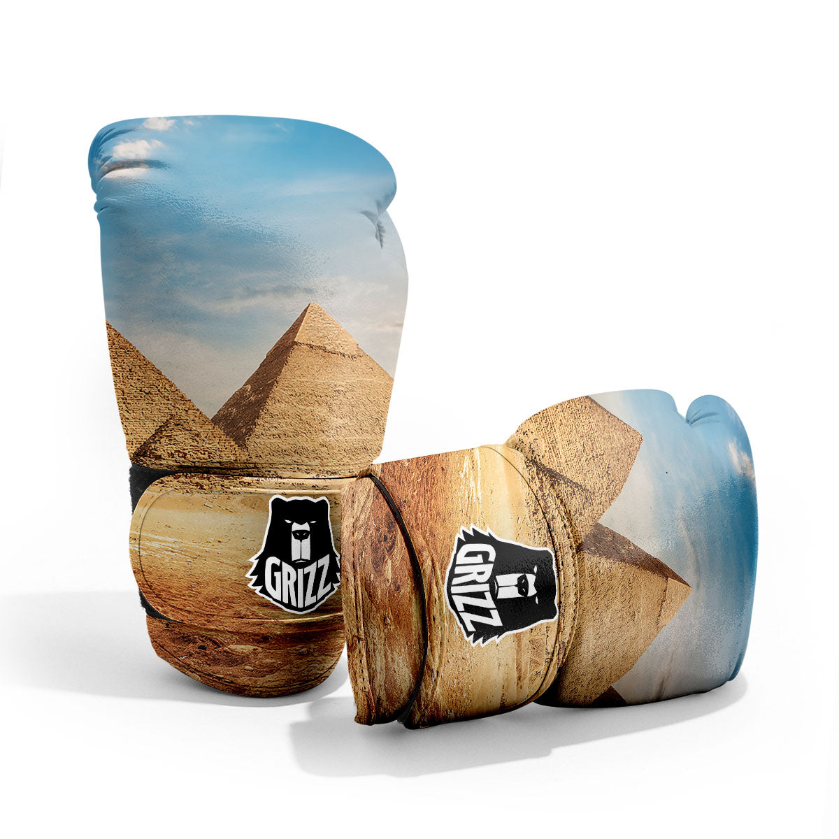 Pyramid Giza Print Sparring Gloves-grizzshop
