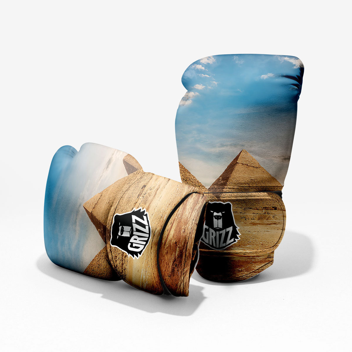 Pyramid Giza Print Sparring Gloves-grizzshop