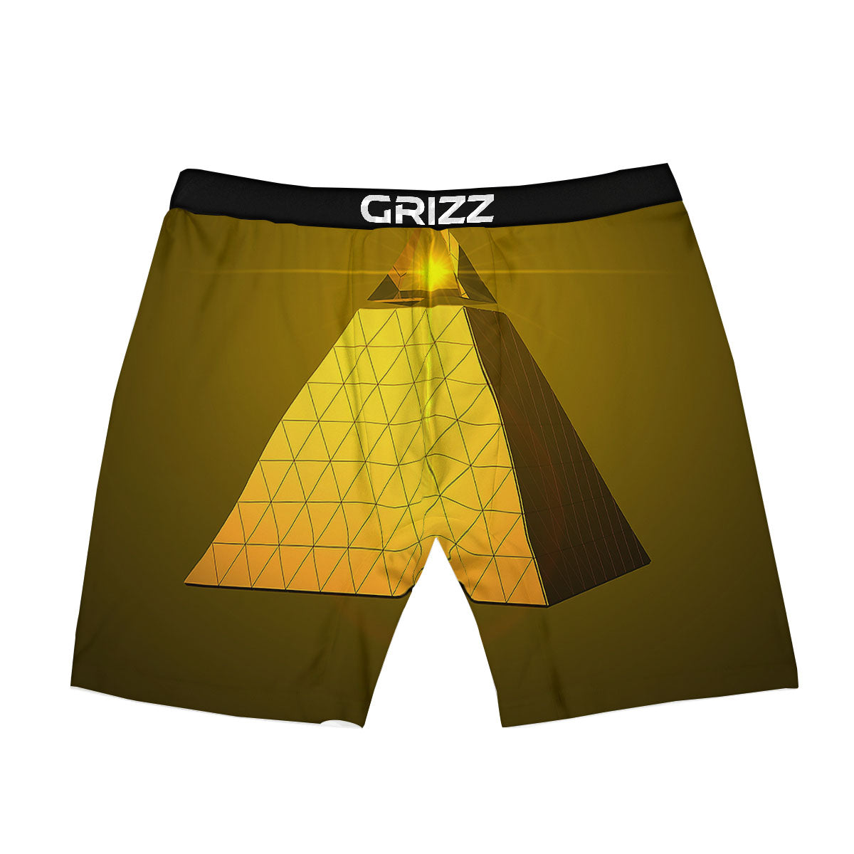 Pyramid Golden Print Boxer Briefs-grizzshop