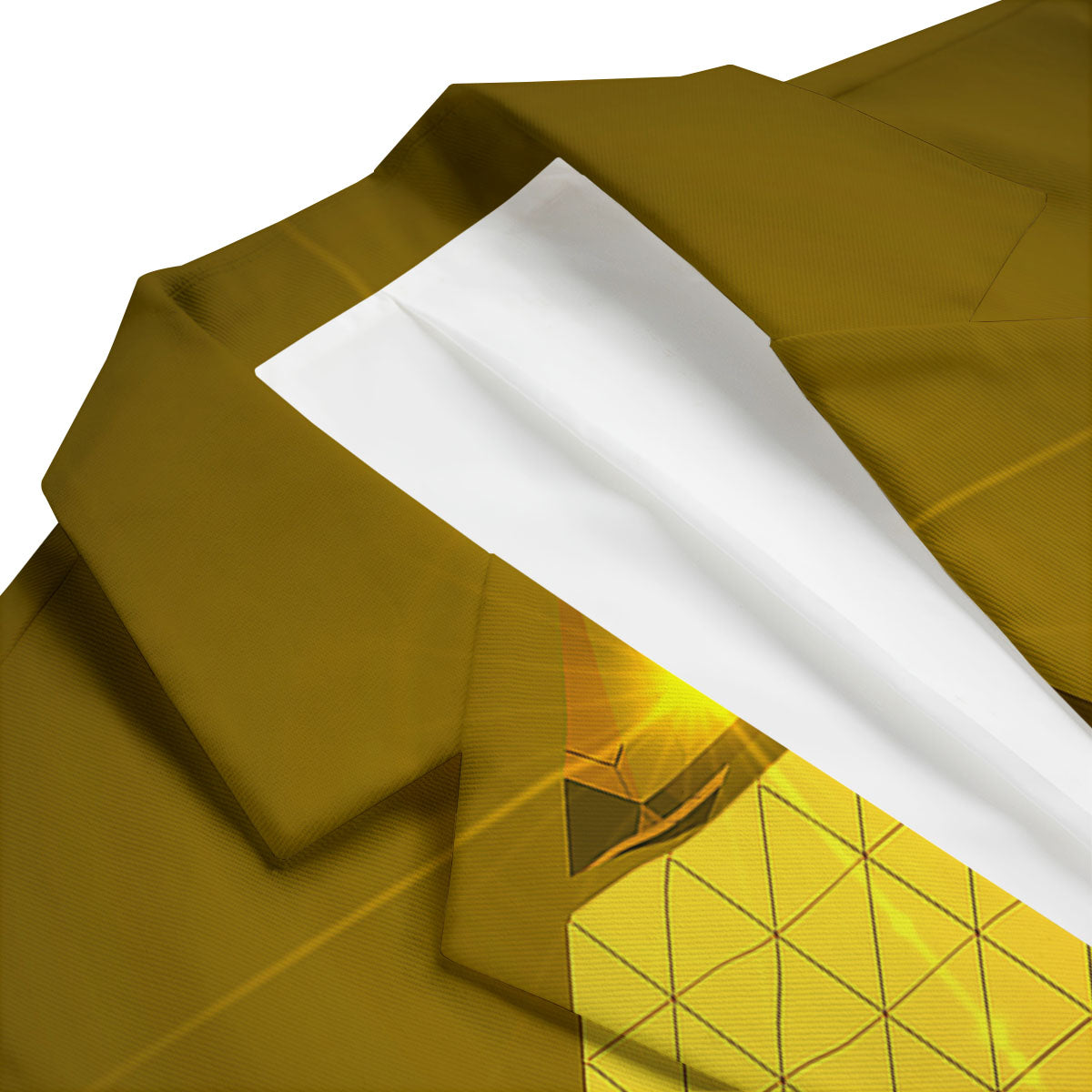 Pyramid Golden Print Men's Blazer-grizzshop